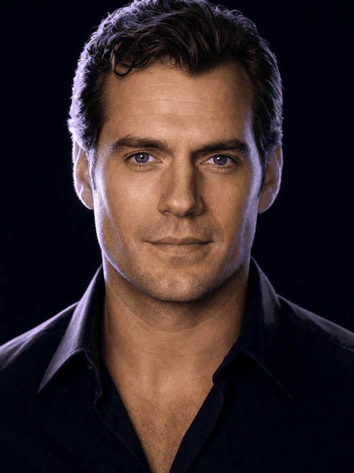 Henry Cavill AI headshot