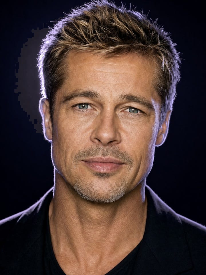 Brad Pitt portrait